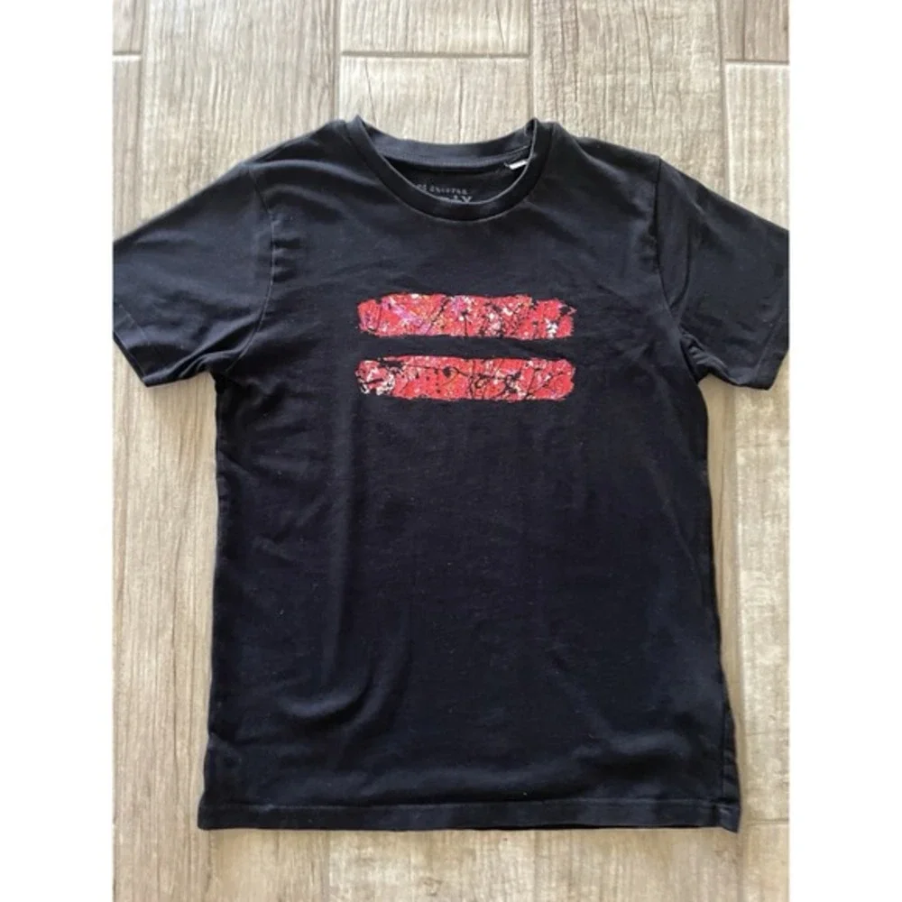 ED SHEERAN Mathematics Equals '21 European tour Black Tee shirt CHILDREN's 9-11.